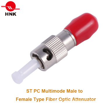 St PC Multimode Male to Female Fiber Optic Attenuator